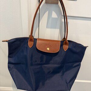 Le Pliage Original Tote - Medium Navy